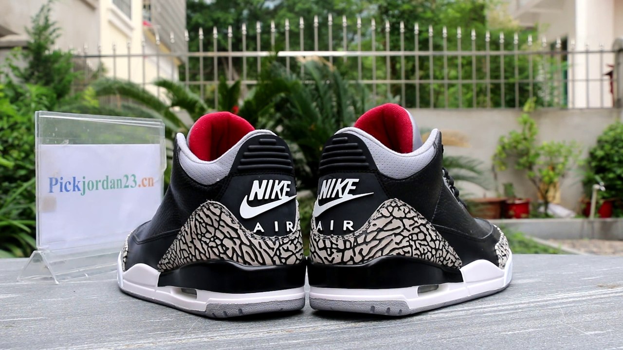 Air Jordan 3 88 Retro Black Cement HD Review From PickJordan23.ru