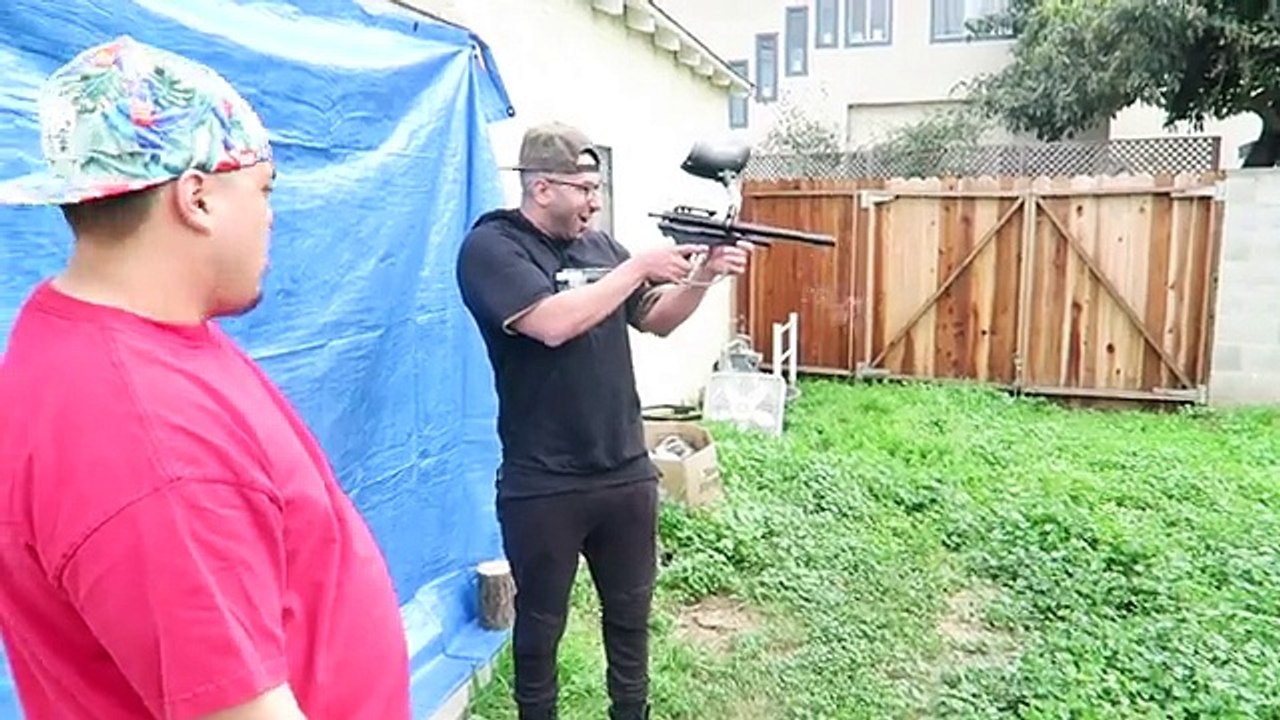 PAINTBALL SHOWDOWN REVENGE PRANK!_
