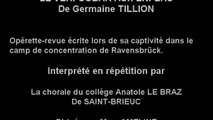 [Ecole en choeur] Académie de Rennes; college Anatole Le Braz de Saint-Brieuc