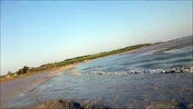 Baie du Mont-Saint-Michel, mascaret des grandes marées 2015