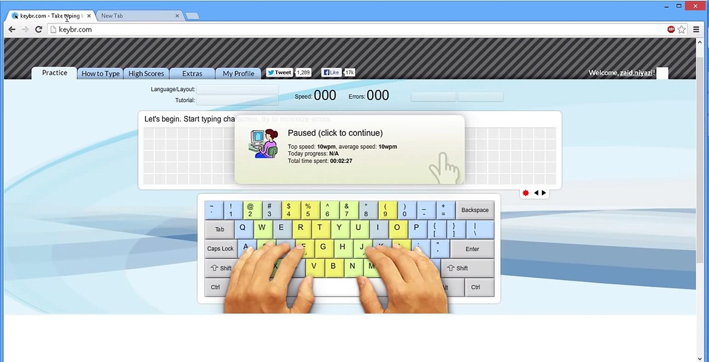 How to increase your typing speed ! Type without looking at the keyboard !