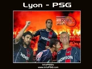 Lyon /PSG minute de silence RIP