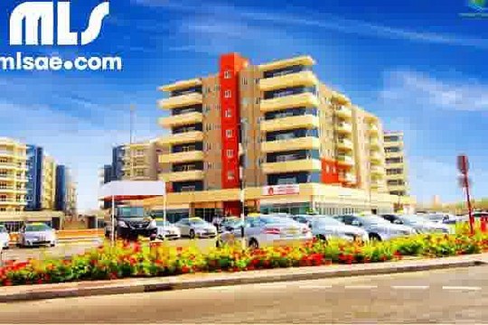 Community view 3 Bedroom Apartment with balcony and closed kitchen for sale in Al Reef Downtown - mlsae.com