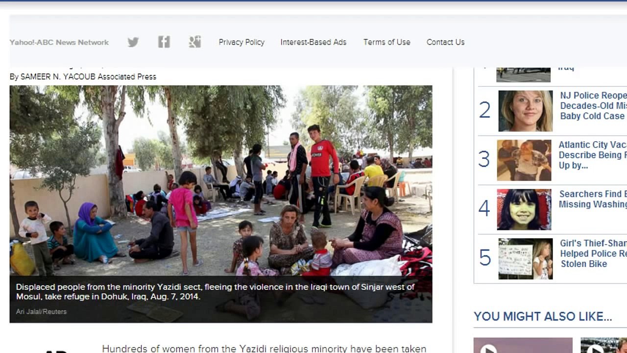 ISIS Captures Hundreds of Yazidi Women! Orders 'Genital Mutilation' for All Females!