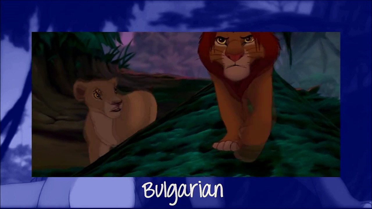 The Lion King - "Because It's Your Responsibility!" (One Line Multilanguage) [HD]