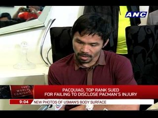 Why Pacquiao, Top Rank were sued