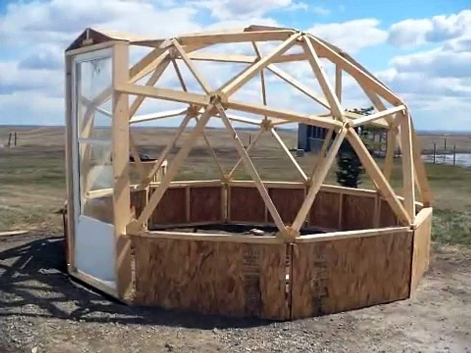 DIY Building a Geodesic Dome Greenhouse Homemade