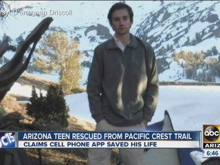 Arizona teen rescued from Pacific Crest trail