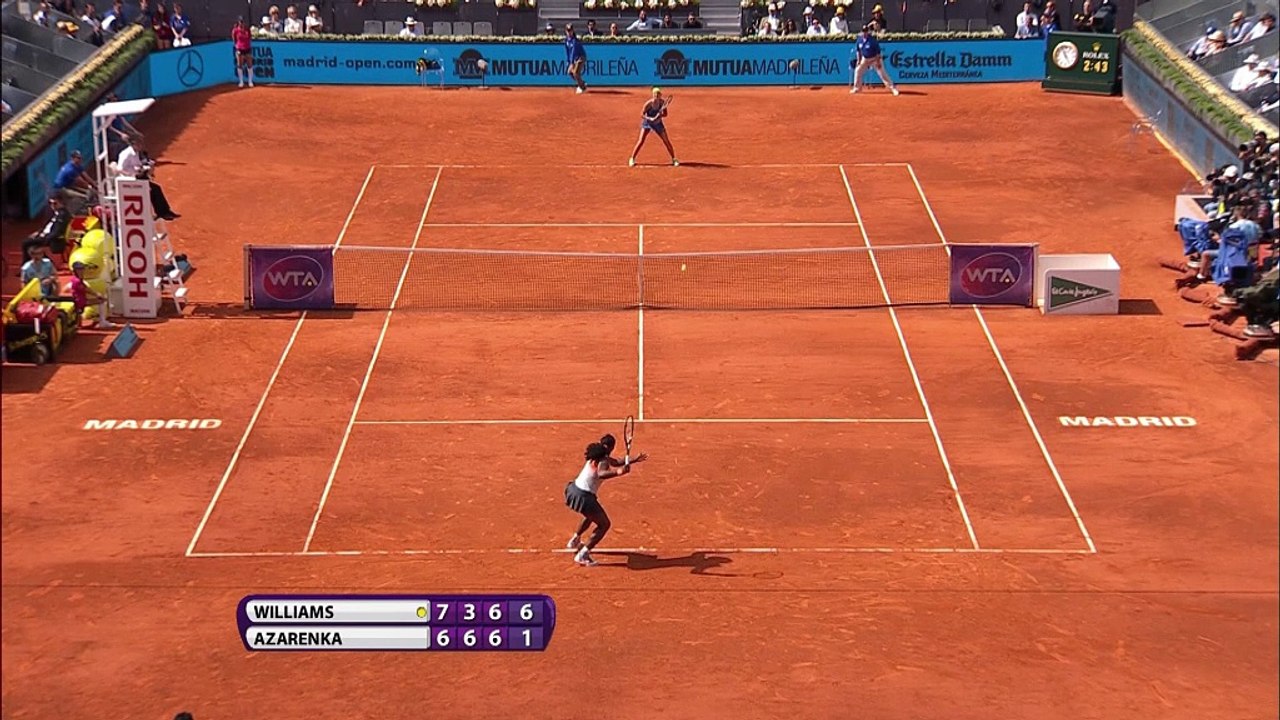 TENNIS: WTA Madrid: Wednesday round-up