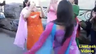 Local Pakistani Girls Dance at Tour