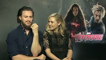 'Avengers: The Age of Ultron's' Aaron Taylor-Johnson and Elizabeth Olsen take our superhero quiz