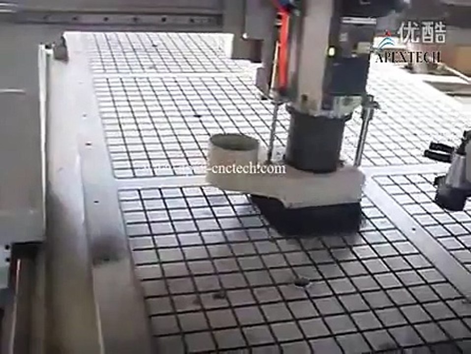 apextech cnc carousel turning plate changing 8 pieces tools wood doors cnc router