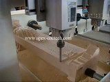 apextech cnc with 4 axis 3d cnc router chair legs, handrails