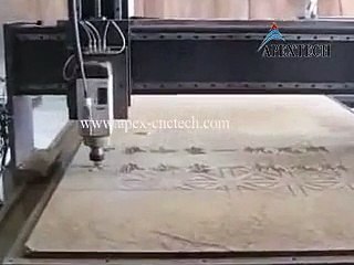 apextech 1325 router with solid wood engraving cnc router