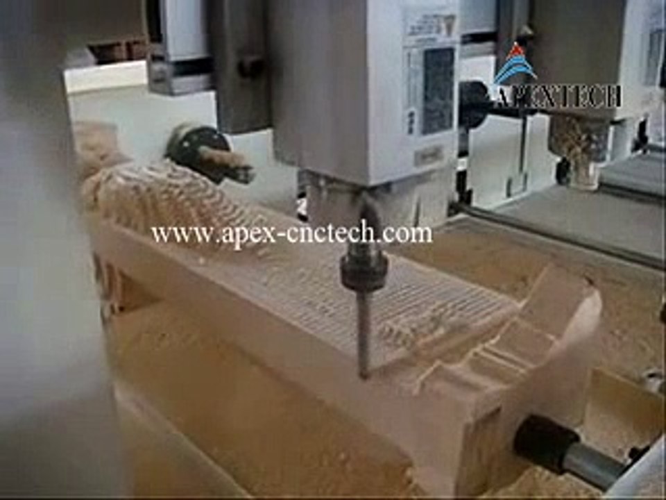 apextech cnc with 4 axis 3d cnc router chair legs, handrails