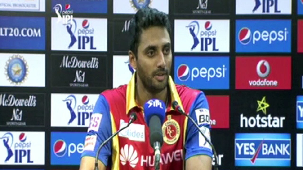 IPL 8 RCB vs KXIP Sreenath Arvind on picking 4...