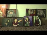 43: فتاة فلسطينية تجمع المرأة والطفل والمعاناة والعدوان في لوحاتها الفنية