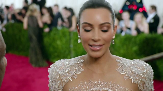 Kanye West and Kim Kardashian West at the Met Gala 2015 China- Through the Looking Glass