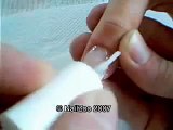 Acrylic Nails - Buffing After Filing