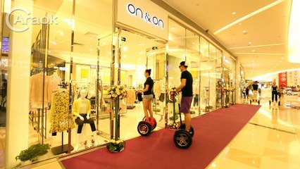 Caraok-China Segway, Le permite viajar más conveniente