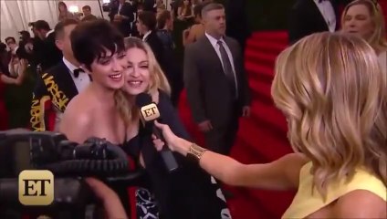 Madonna and Katy Perry at Met Gala 2015 Red Carpet