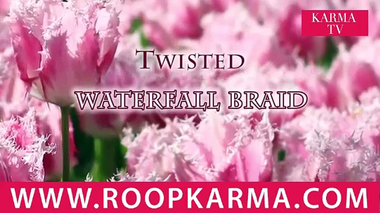 Best Waterfall braid hairstyle