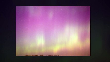 2015 год. Северное сияние над Нижним Новгородом