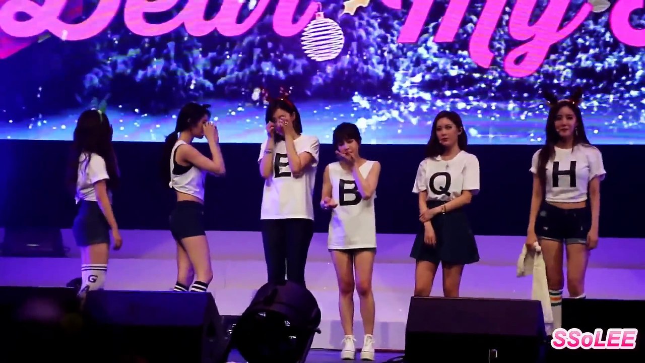 [141225] T-ARA(티아라) Members Crying on the Stage[JIYEON, SOYEON, EUNJUNG, HYOMIN, BORAM, QRI]