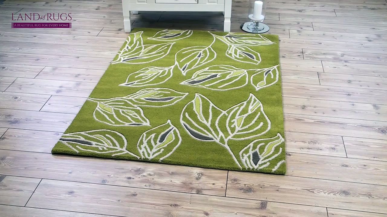 Wilderness Branches Green Rug