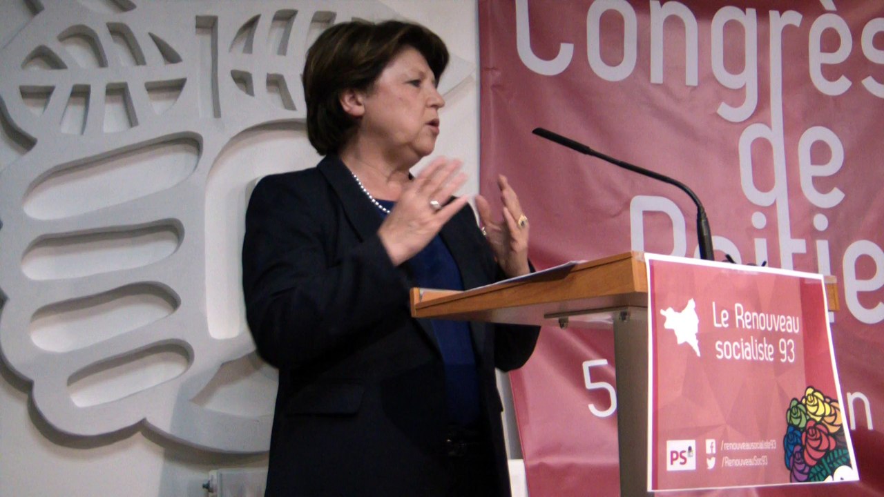 PS Martine Aubry discours du 6 Mai 2015 pour la motion A
