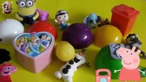 My Little Pony Peppa Pig Minions Despicable Me Frozen Mickey Mouse Surprise Eggs Spiderman