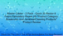 Master Caster - 2 Pack - Quick 20 Restor-It Fabric/Upholstery Repair Kit 