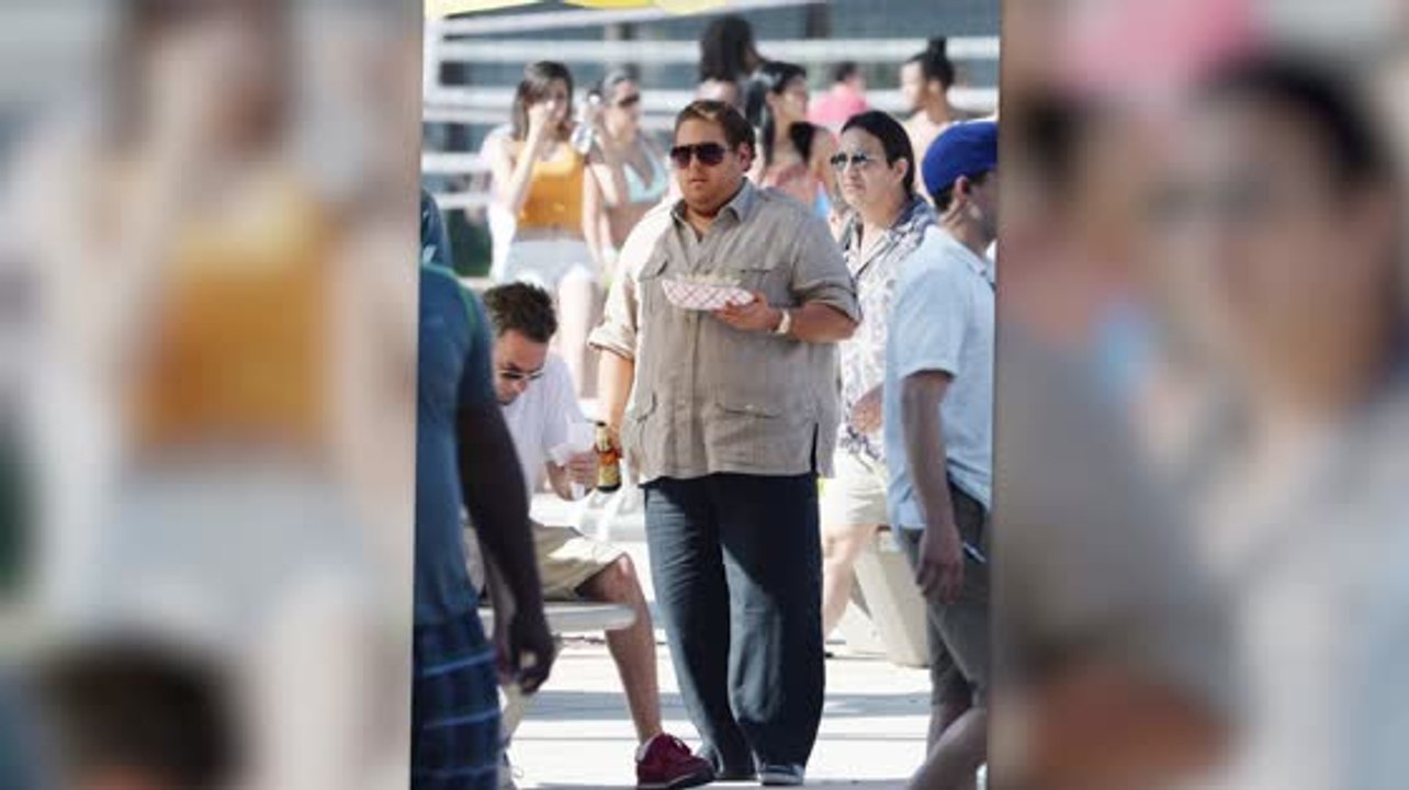 Jonah Hill Shows Noticeable Weight Gain on Arms and the Dudes Set