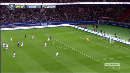 5-0 Edinson Cavani Hattrick Goal PSG 5-0 Guingamp 08.05.2015