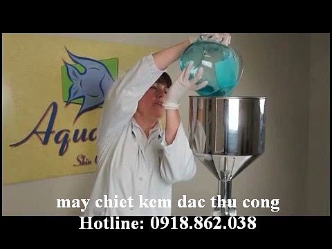 máy chiết rót gel đặc, máy chiết rót kem thủ công, máy chiết kem sệt