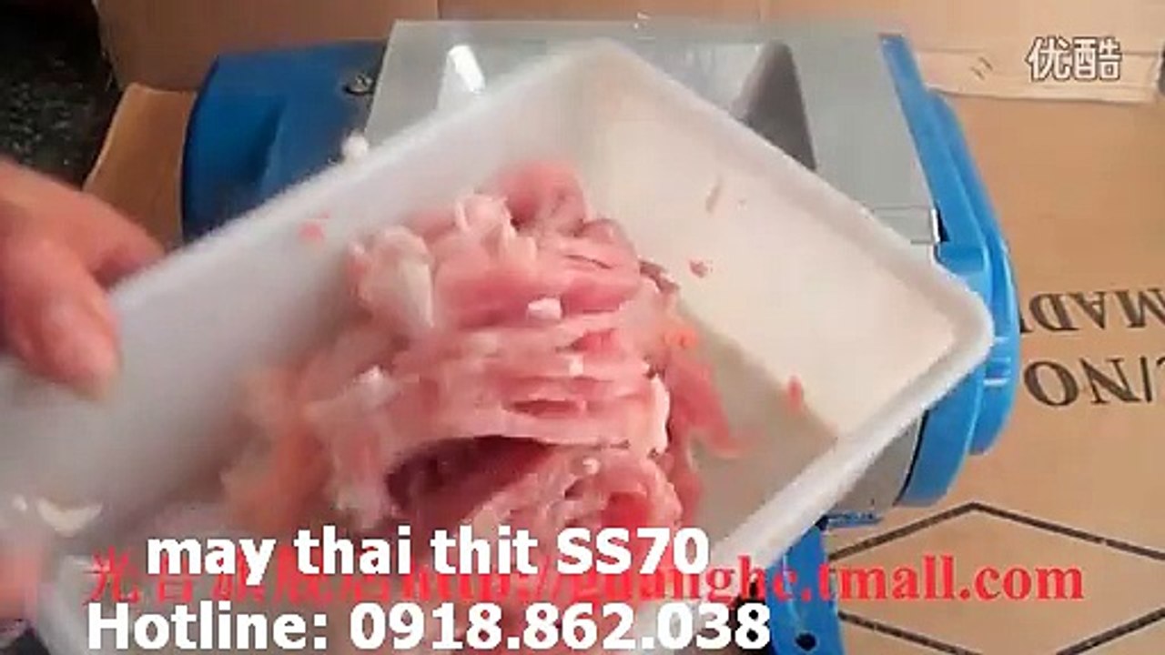 máy thái thịt bò tái, máy thái thịt bò, máy thái thịt heo sống SS70