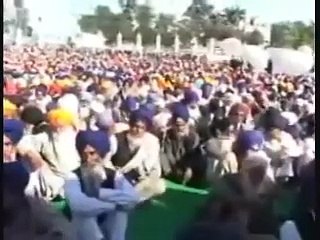Sikhs chanting