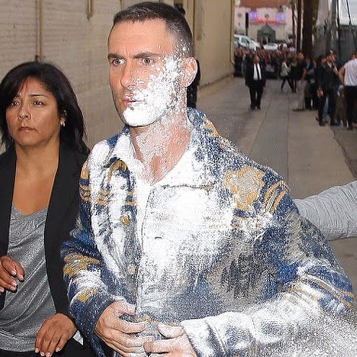 Adam Levine Sugar tack at Jimmy Kimmel Studio Hollywood