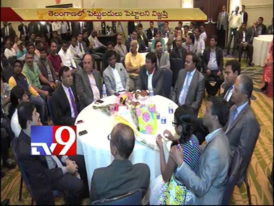 KTR in Washington DC, invites potential investors to Telangana