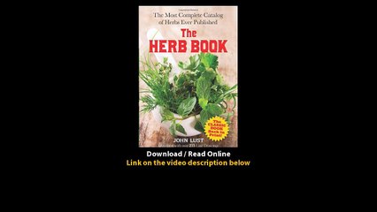 Download The Herb Book The Most Complete Catalog of Herbs Ever Published Dover