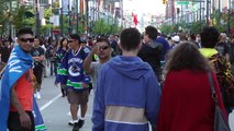 Vancouver Stanley Cup Riot Crowd before The Riots Granville St