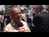 بالفيديو... مسيرة في رام الله تنديدا بالعدوان على غزة