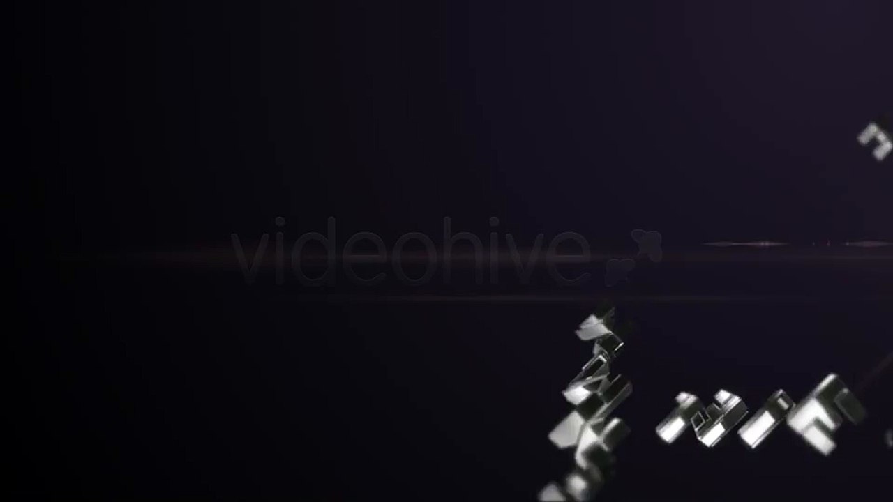 After Effects Project Files - Metallic Characters Particle Reveal - VideoHive 2601139