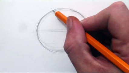 How To Draw a Three Dimensional Oval - Optical Illusion