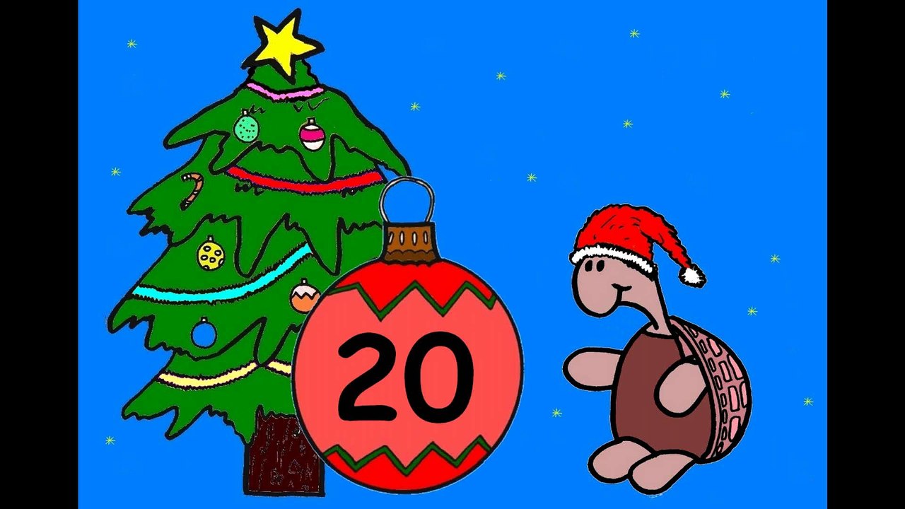 Mon calendrier de l'avent en ligne. J'attends Noël.  20 décembre