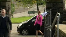 Plaid Cymru leader, Leanne Wood votes in South Wales