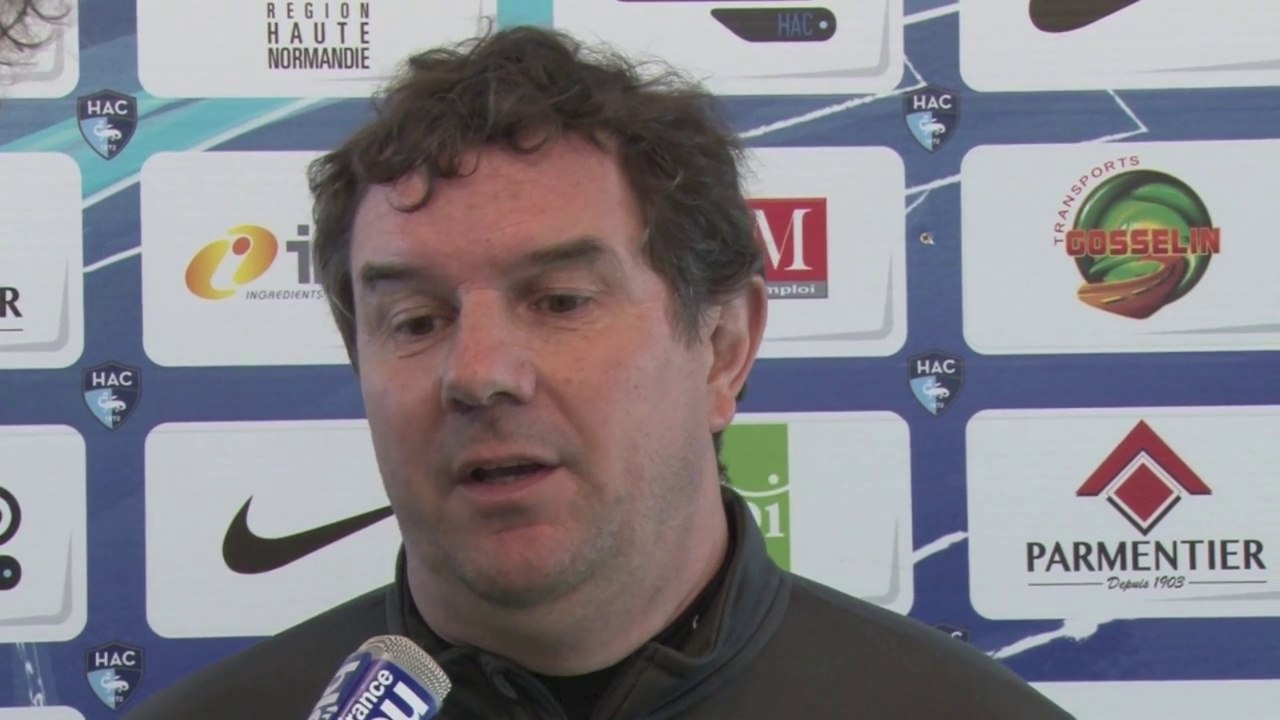 Avant HAC - Tours, ITV de Thierry Goudet