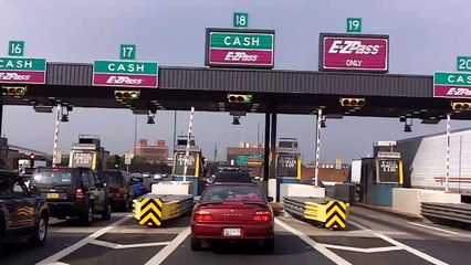 Driving through Baltimore, Maryland on Interstate 95 South