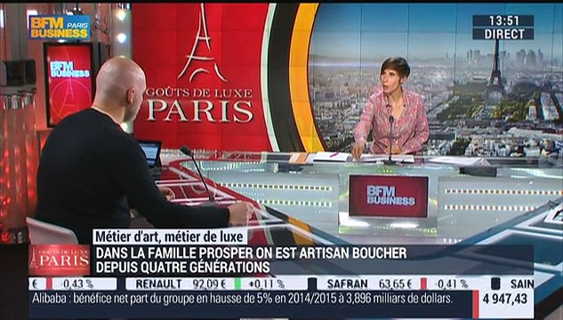 Métiers d'art, Métiers de luxe : artisan boucher, Jean-Christophe Prosper - 07/05