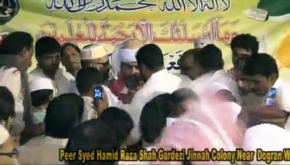 meet to sakhi peer syed hamid raza shah gardezi sajjada nasheen of aastana aaliya chak jhumra shareef faisalabad